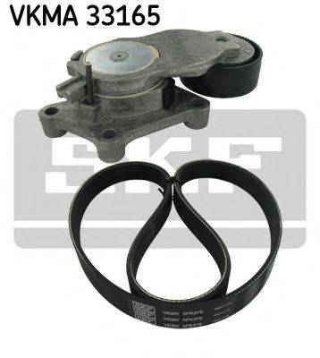 Поликлиновой ременный комплект SKF VKMA33165