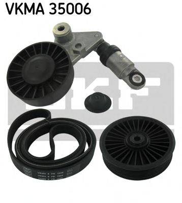 Поликлиновой ременный комплект SKF VKM 35007