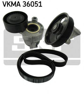 Поликлиновой ременный комплект SKF VKMA36051