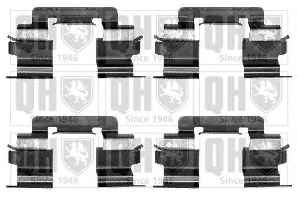 Комплектующие, колодки дискового тормоза QUINTON HAZELL BFK881
