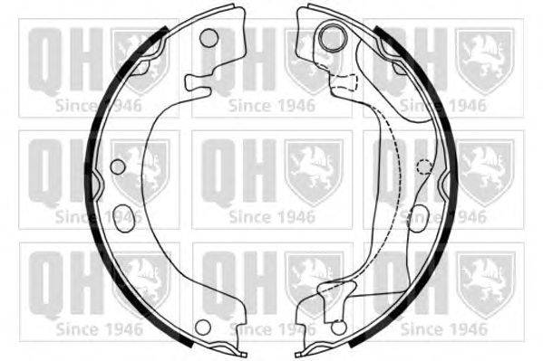 Комплект тормозных колодок, стояночная тормозная система QUINTON HAZELL BS1186