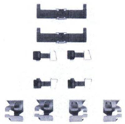 Комплектующие, колодки дискового тормоза FERODO FBA453