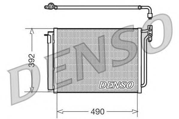 Конденсатор, кондиционер DENSO DCN05009