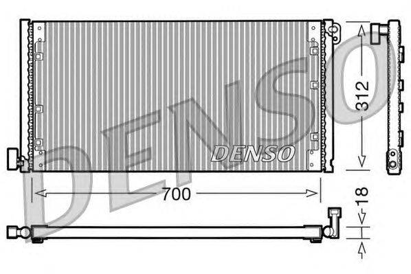 Конденсатор, кондиционер DENSO DCN12001