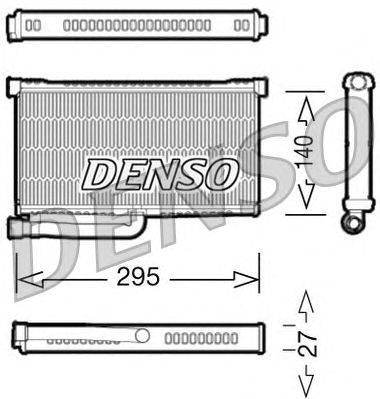 Теплообменник, отопление салона DENSO DRR02004