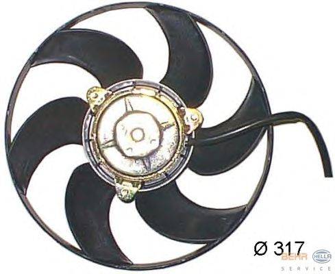 Вентилятор, охлаждение двигателя HELLA 8EW 351 044-151