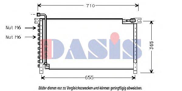 Конденсатор, кондиционер AKS DASIS 1620801