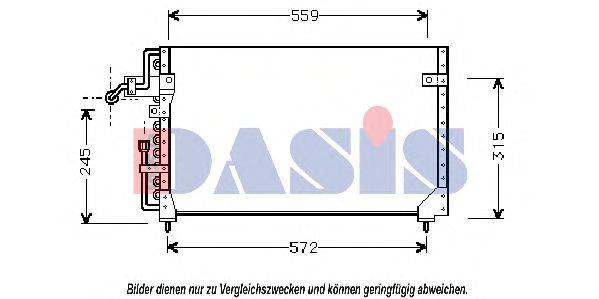 Конденсатор, кондиционер AKS DASIS 092460N