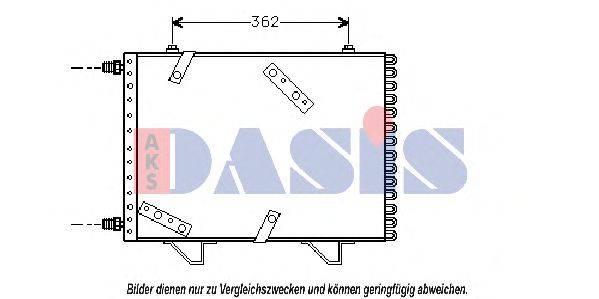 Конденсатор, кондиционер AKS DASIS 922650