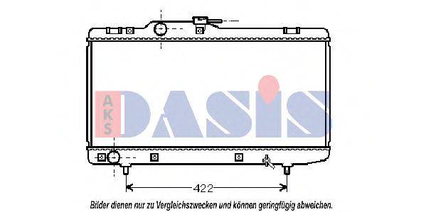 Радиатор, охлаждение двигателя AKS DASIS 29167