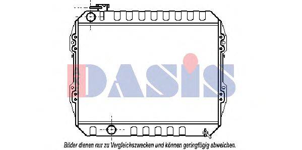 Радиатор, охлаждение двигателя AKS DASIS 16259