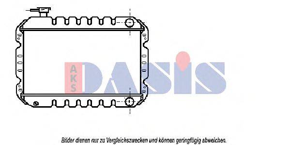 Радиатор, охлаждение двигателя AKS DASIS 2201701