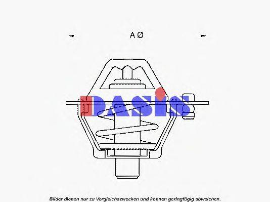 Термостат, охлаждающая жидкость AKS DASIS 750408N