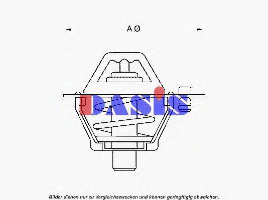 Термостат, охлаждающая жидкость AKS DASIS 311888