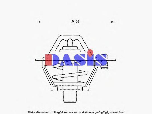 Термостат, охлаждающая жидкость AKS DASIS 751809N