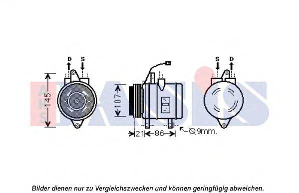 Компрессор, кондиционер AKS DASIS DWK097