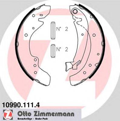 Комплект тормозных колодок ZIMMERMANN 10990.111.4