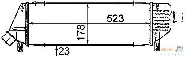 Интеркулер HELLA 8ML 376 760-671