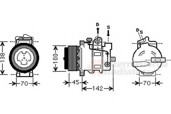 Компрессор, кондиционер SCHLIECKMANN 6030K430