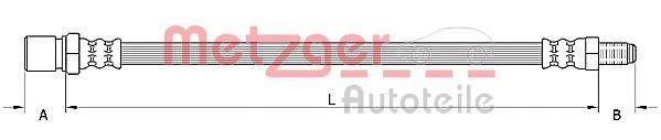 Тормозной шланг METZGER 4110926