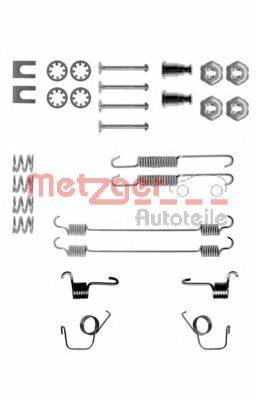 Комплектующие, тормозная колодка METZGER 105-0617