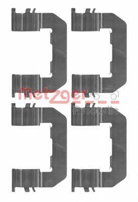 Комплектующие, колодки дискового тормоза METZGER 1091719