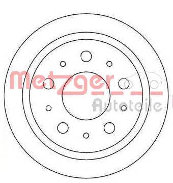 Тормозной диск METZGER 23-0911C