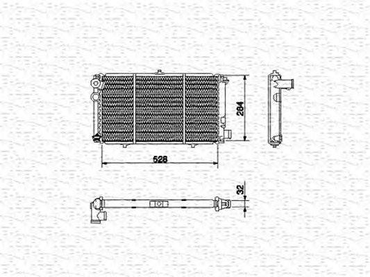 Радиатор, охлаждение двигателя AKS DASIS 60150