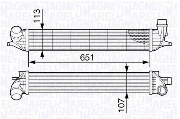 Интеркулер MAGNETI MARELLI 351319202620