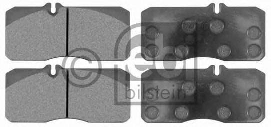 Комплект тормозных колодок, дисковый тормоз FEBI BILSTEIN 10672