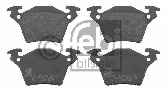 Комплект тормозных колодок, дисковый тормоз FEBI BILSTEIN 0252302017