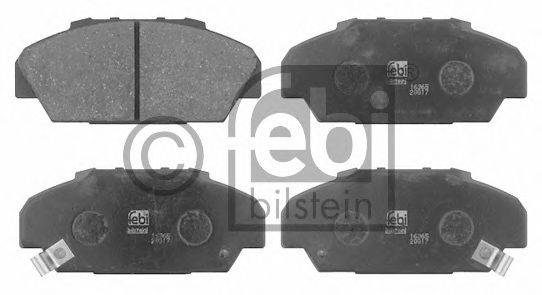 Комплект тормозных колодок, дисковый тормоз FEBI BILSTEIN 21700