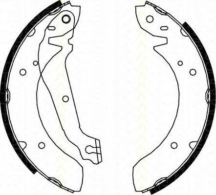 Комплект тормозных колодок TRISCAN 8100 18013