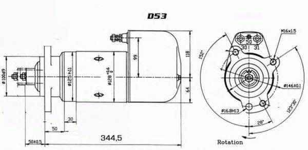 Стартер EFEL 22773