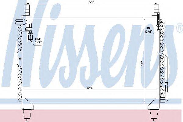 Конденсатор, кондиционер NISSENS 94398