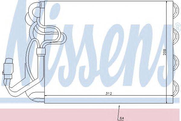 Испаритель, кондиционер NISSENS 92247