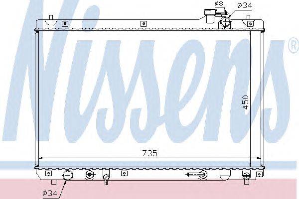 Радиатор, охлаждение двигателя 4SEASONS 130271