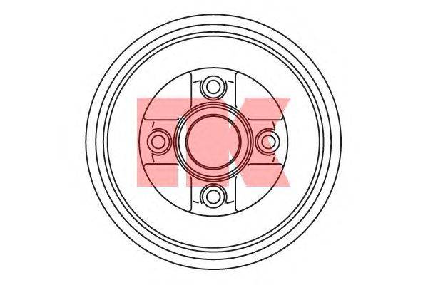 Тормозной барабан NK 253620